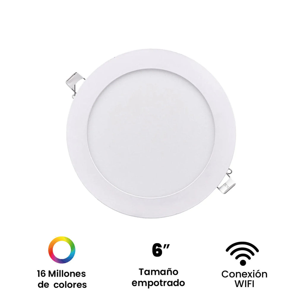 Panel LED Inteligente de Incrustar Hogar Inteligente NED 6,5” 12W