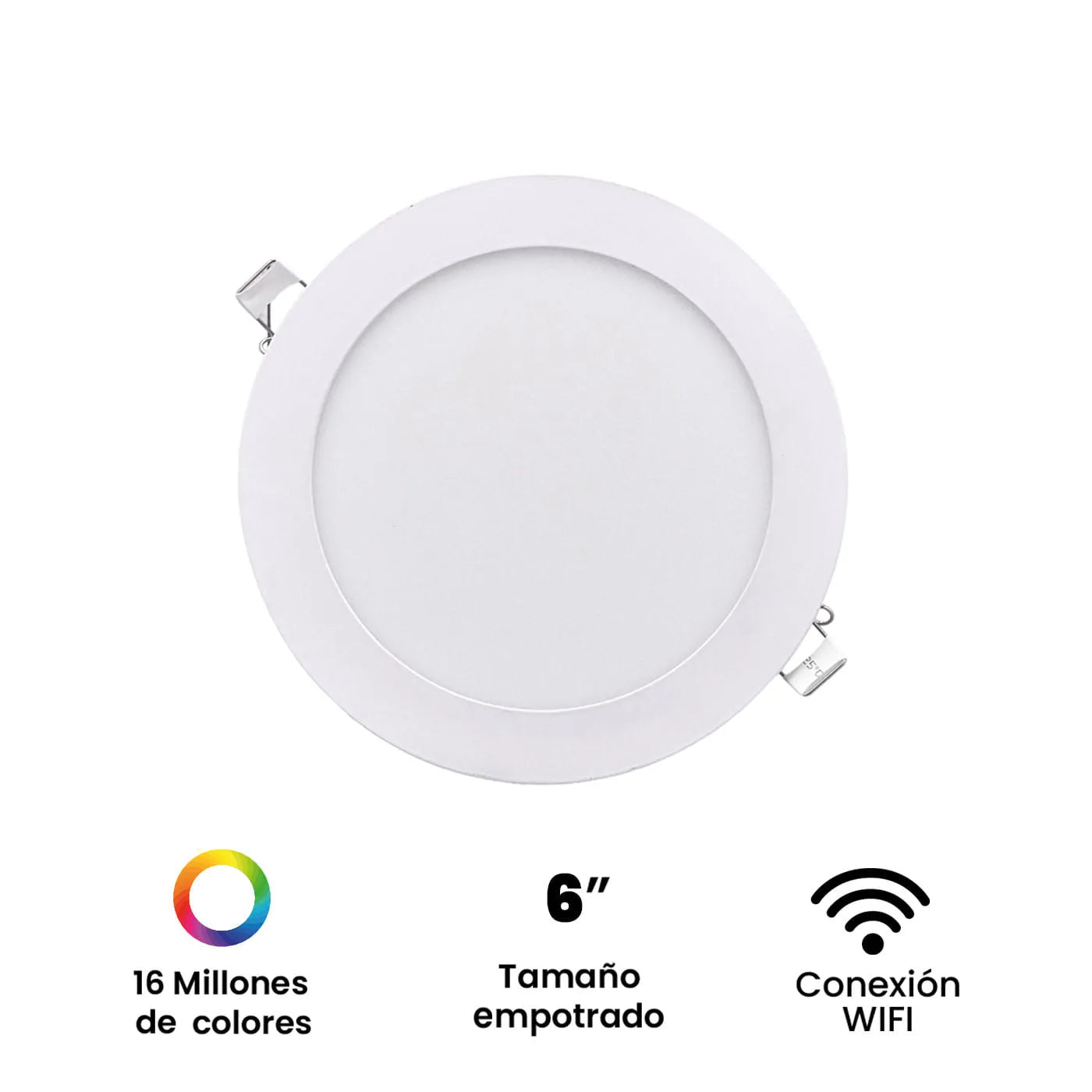 Panel LED Inteligente de Incrustar Hogar Inteligente NED 6,5” 12W