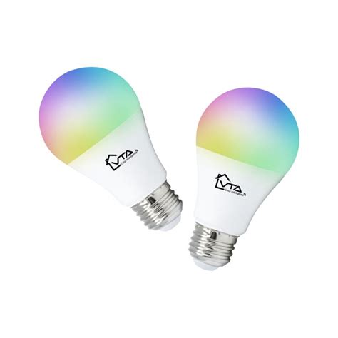 Kit X 2 Bombillos Led E27 RGB Smart Home
