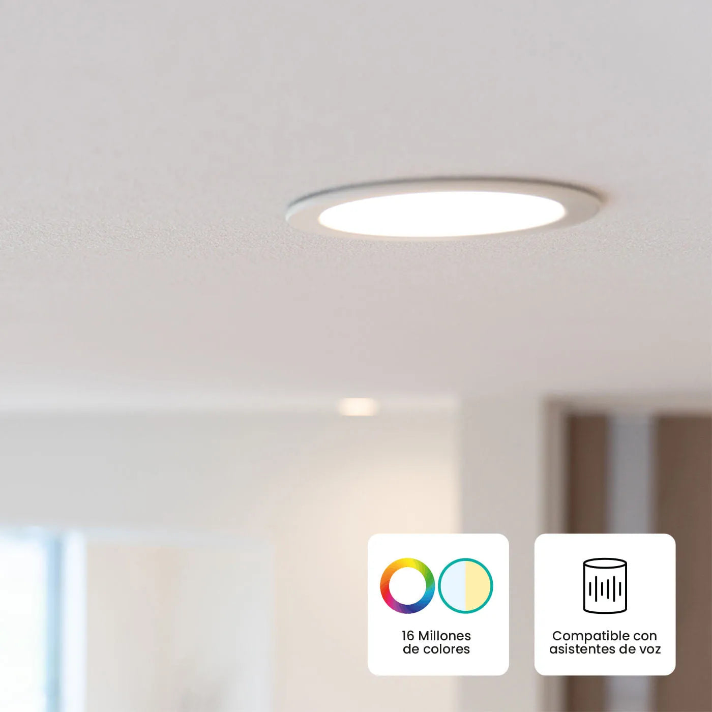 Panel LED Inteligente de Incrustar Smart Home NED 8,5” 18W
